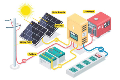 Hybrid Solar Power System – 16kW